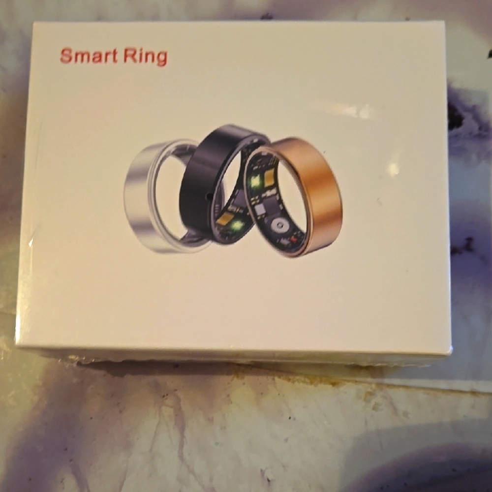 Smart Ring in Black, Silver, and Gold
